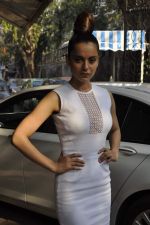 Kangana Ranaut brand new look in Mumbai on 25th Feb 2014